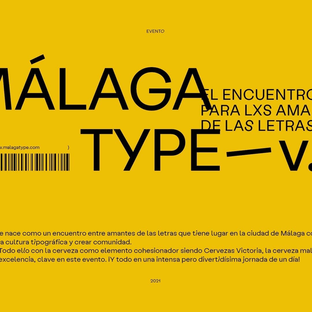Visual Identity For Málaga Type V.2