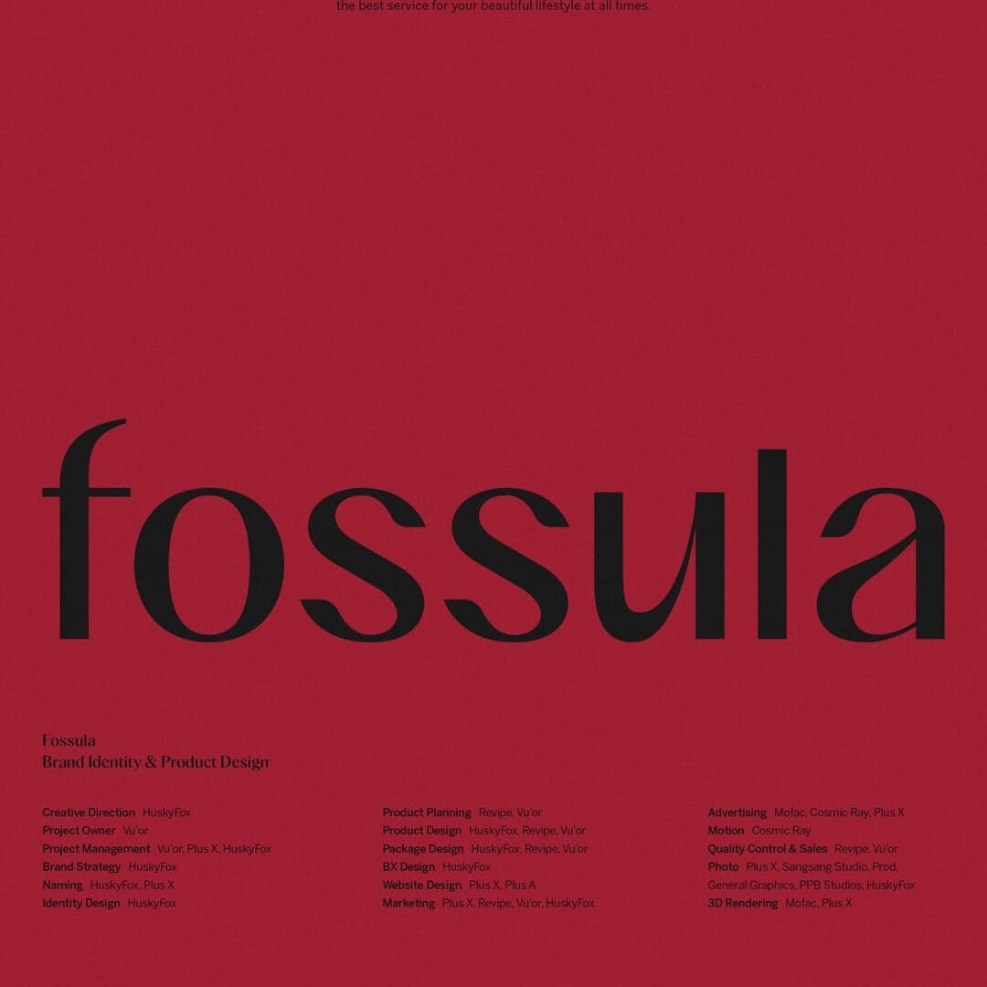 Brand Identity For Fossula