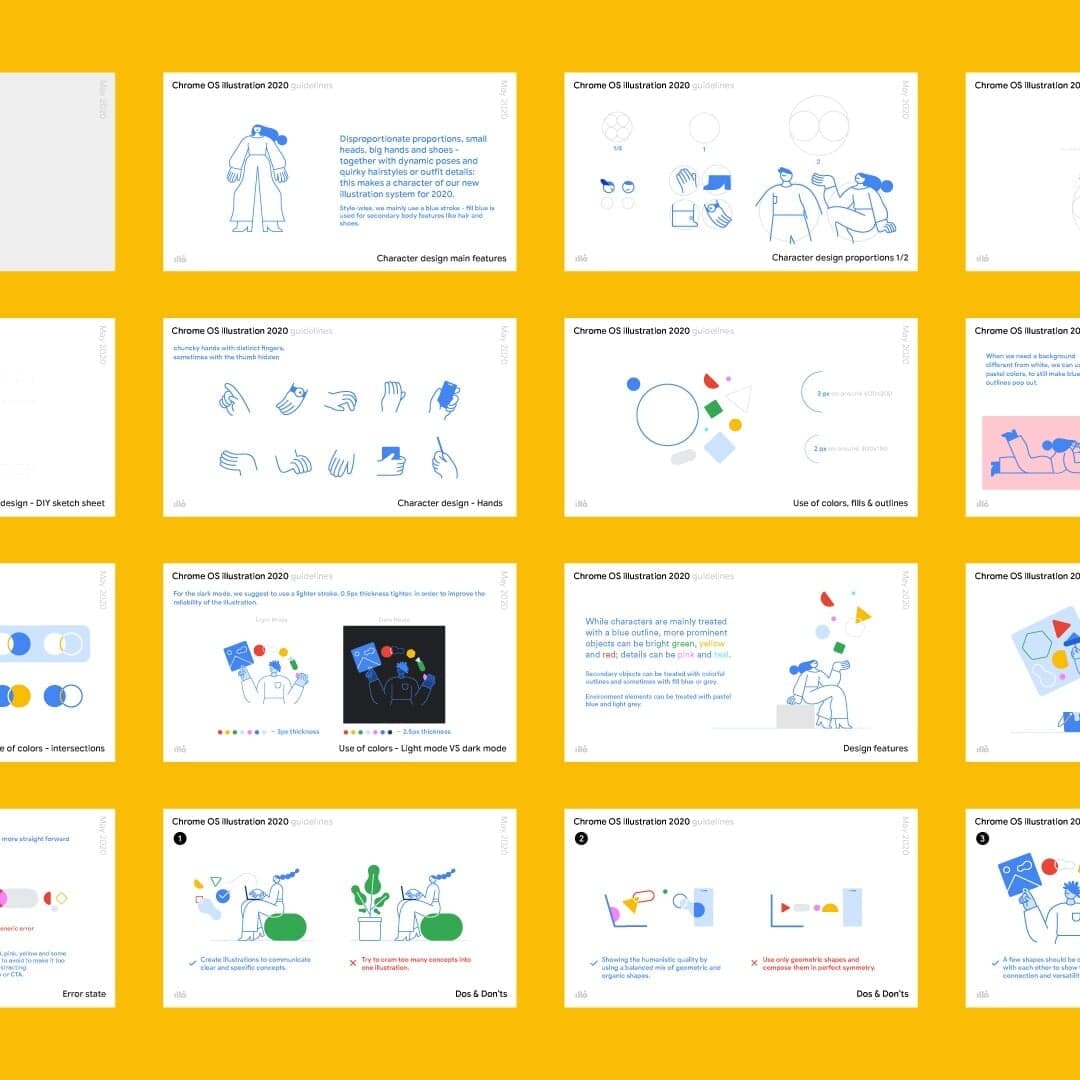 Illustration System For Google Chrome Os