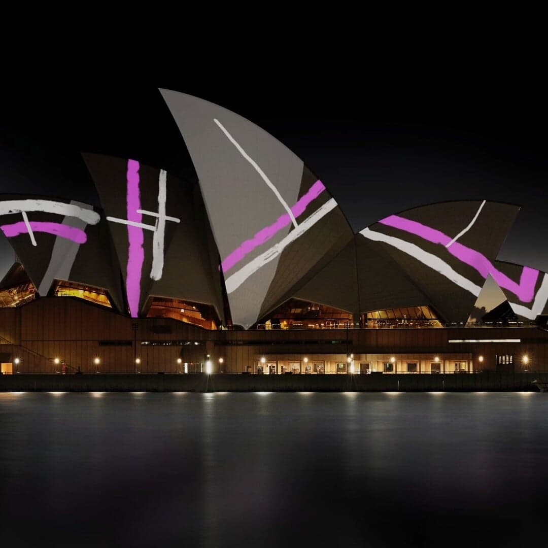 Architectural Projection For Sydney Opera House