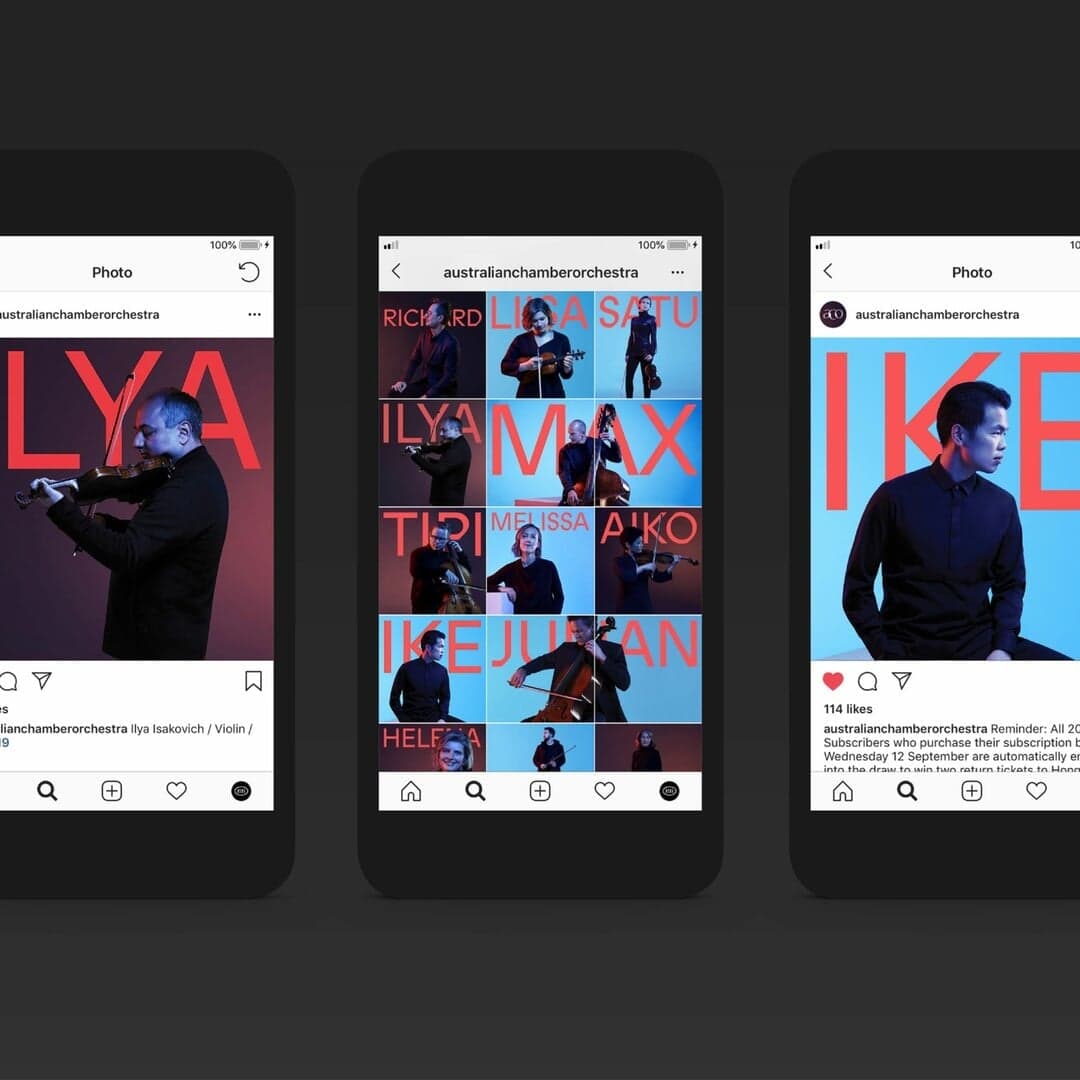 Season Campaign For Australian Chamber Orchestra 2019