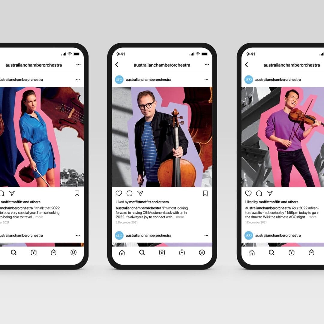 Art Direction And Print Design For Australian Chamber Orchestra 2022 Season