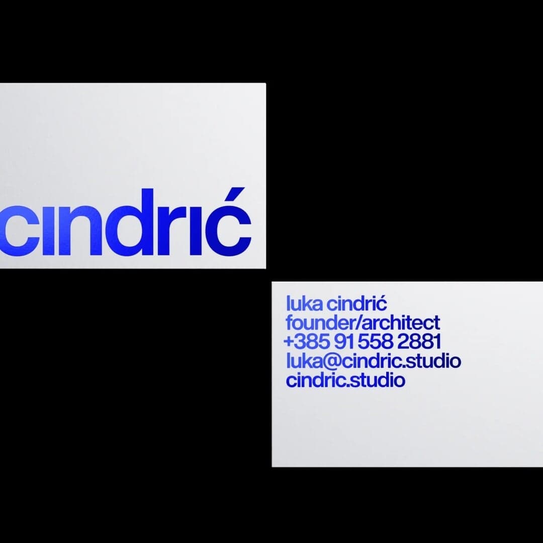 Visual Identity For Architect Luka Cindrić