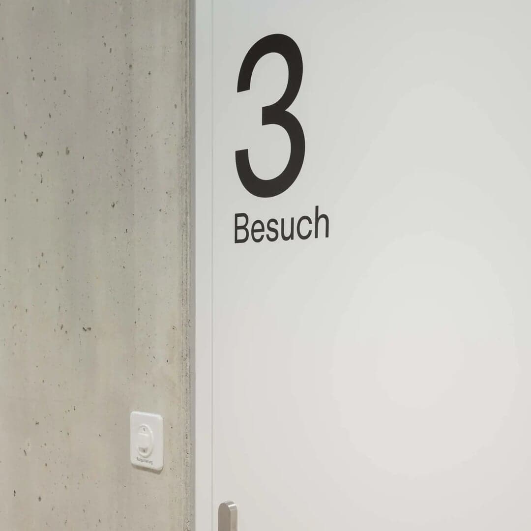 Signage Design For Bezirksanlage Winterthur