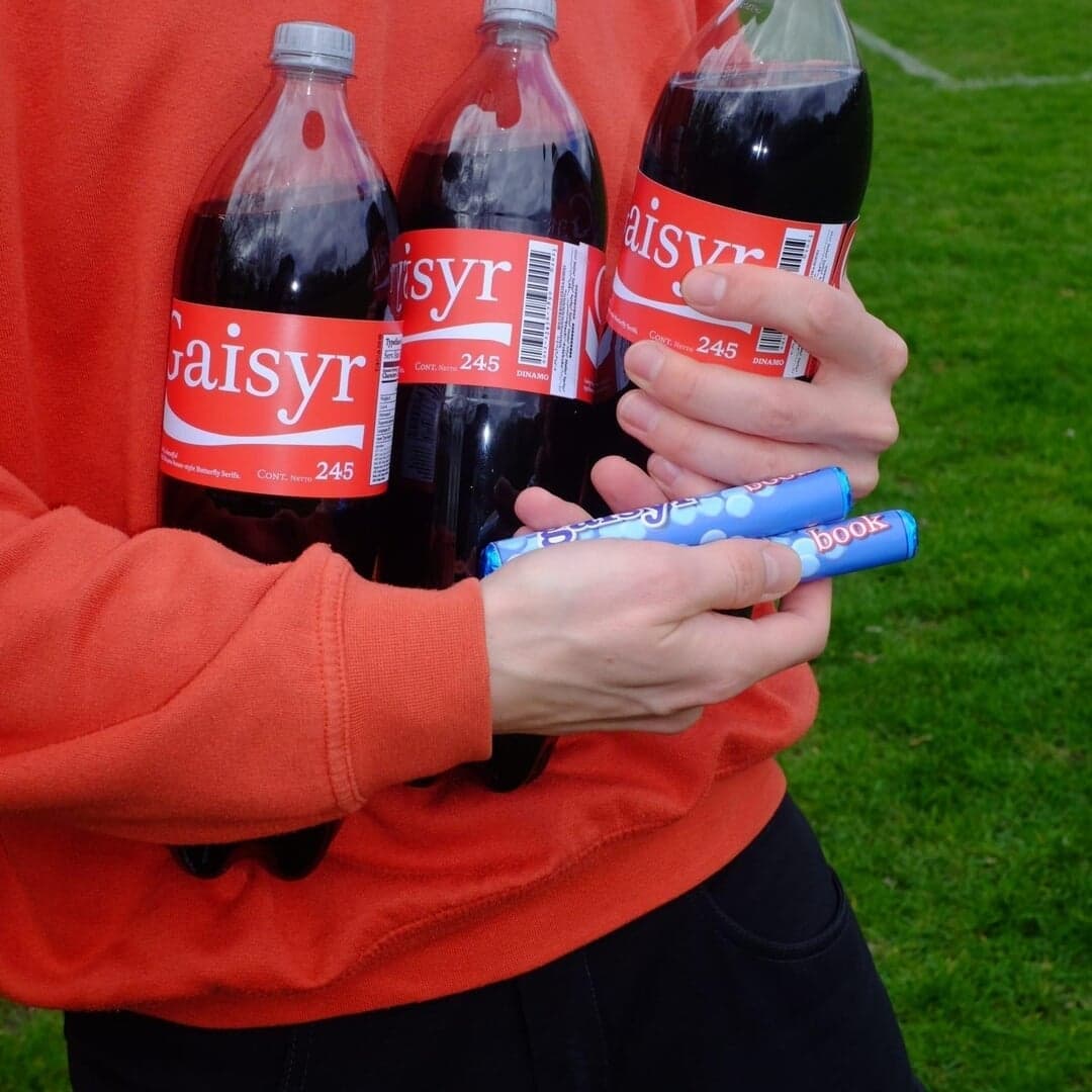 Greek Typeface Extension For Gaisyr