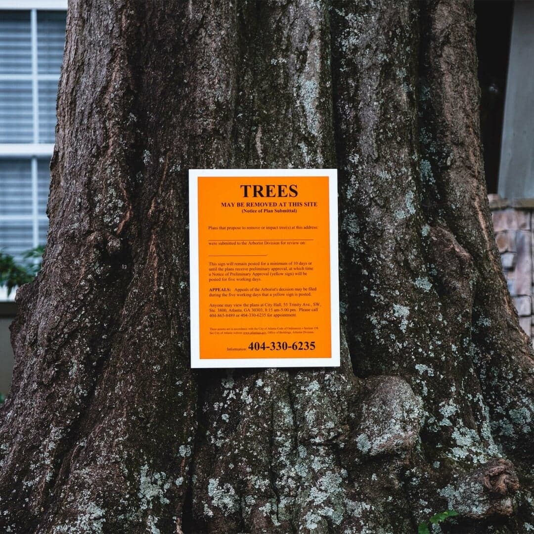 Visual Identity For Atlanta City Public Notice Signs