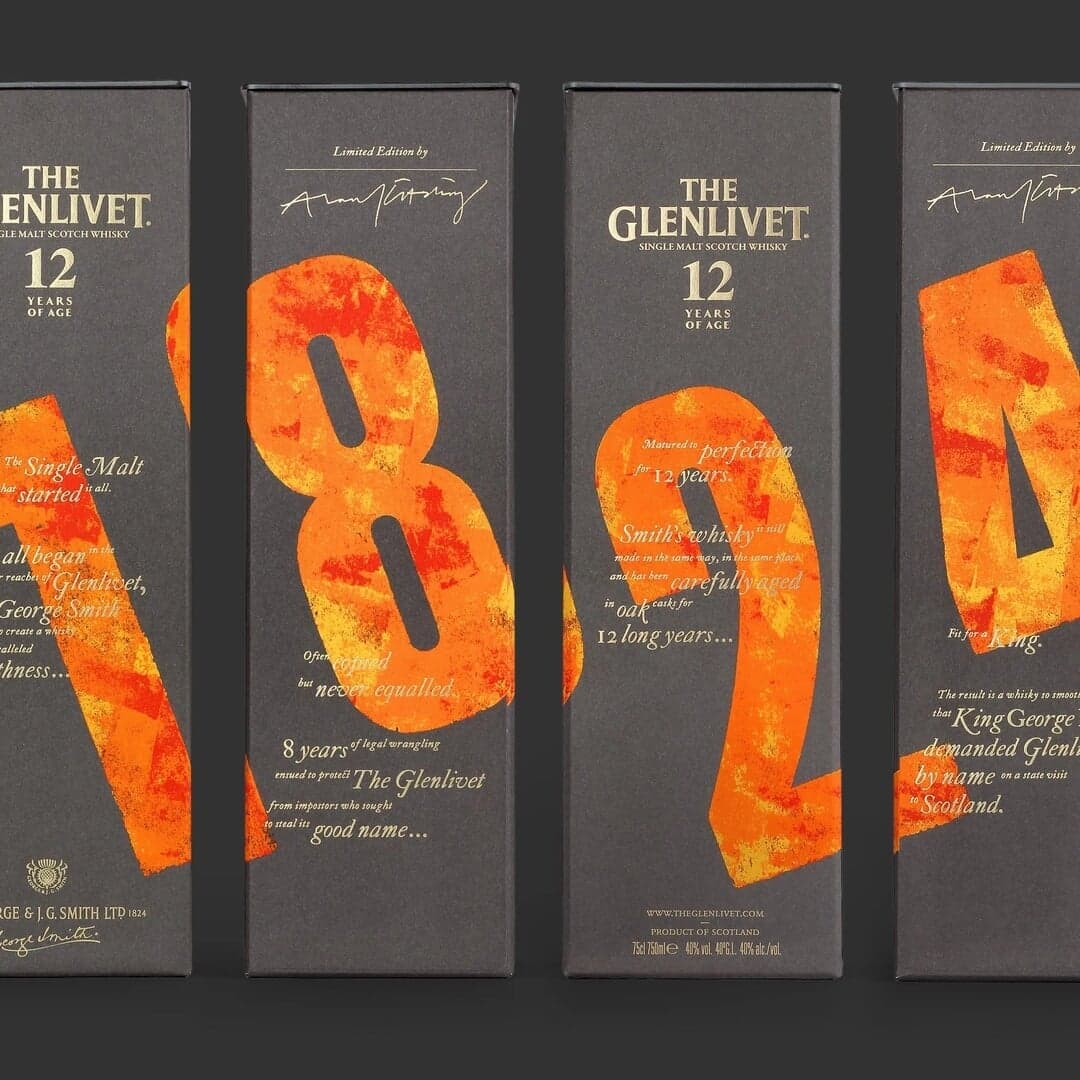 Packaging Design For The Glenlivet Alan Kitching Limited Edition