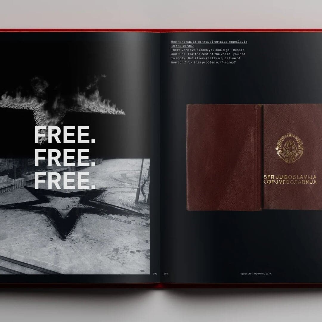 Book Design For Marina Abramović: A Visual Biography