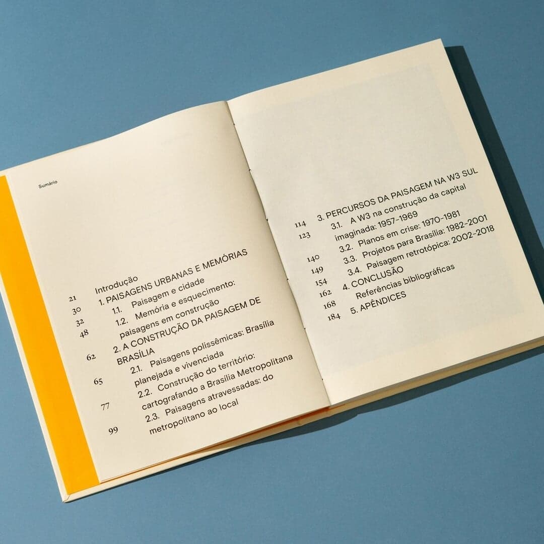 Editorial Design For Configurações Da Avenida W3 Sul Em Brasília