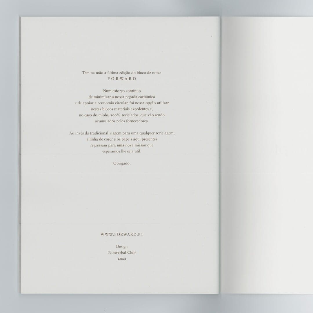 Editorial Design For Forward Notebooks