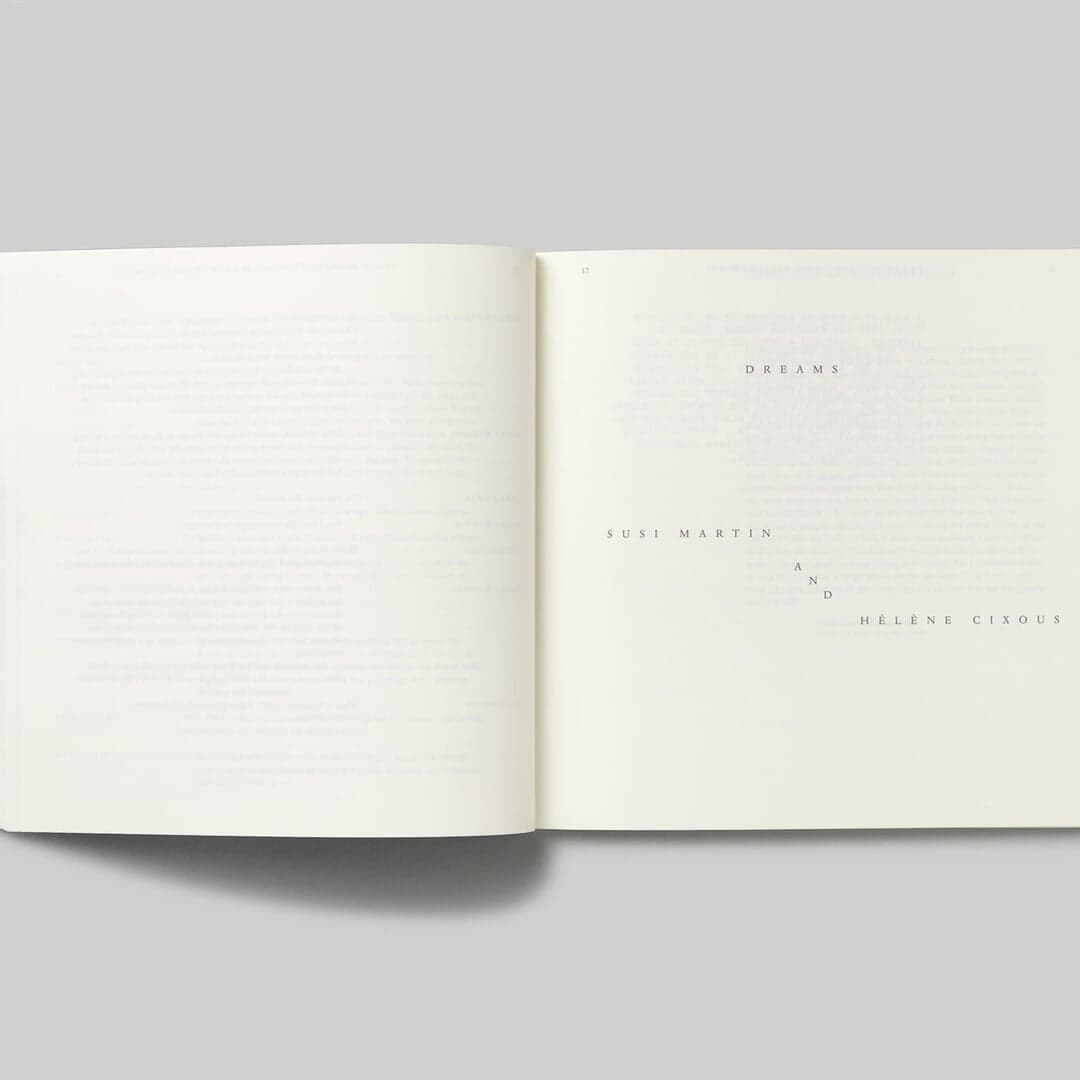 Publication Design For Daria Martin’s Film One Of The Things That Makes Me Doubt