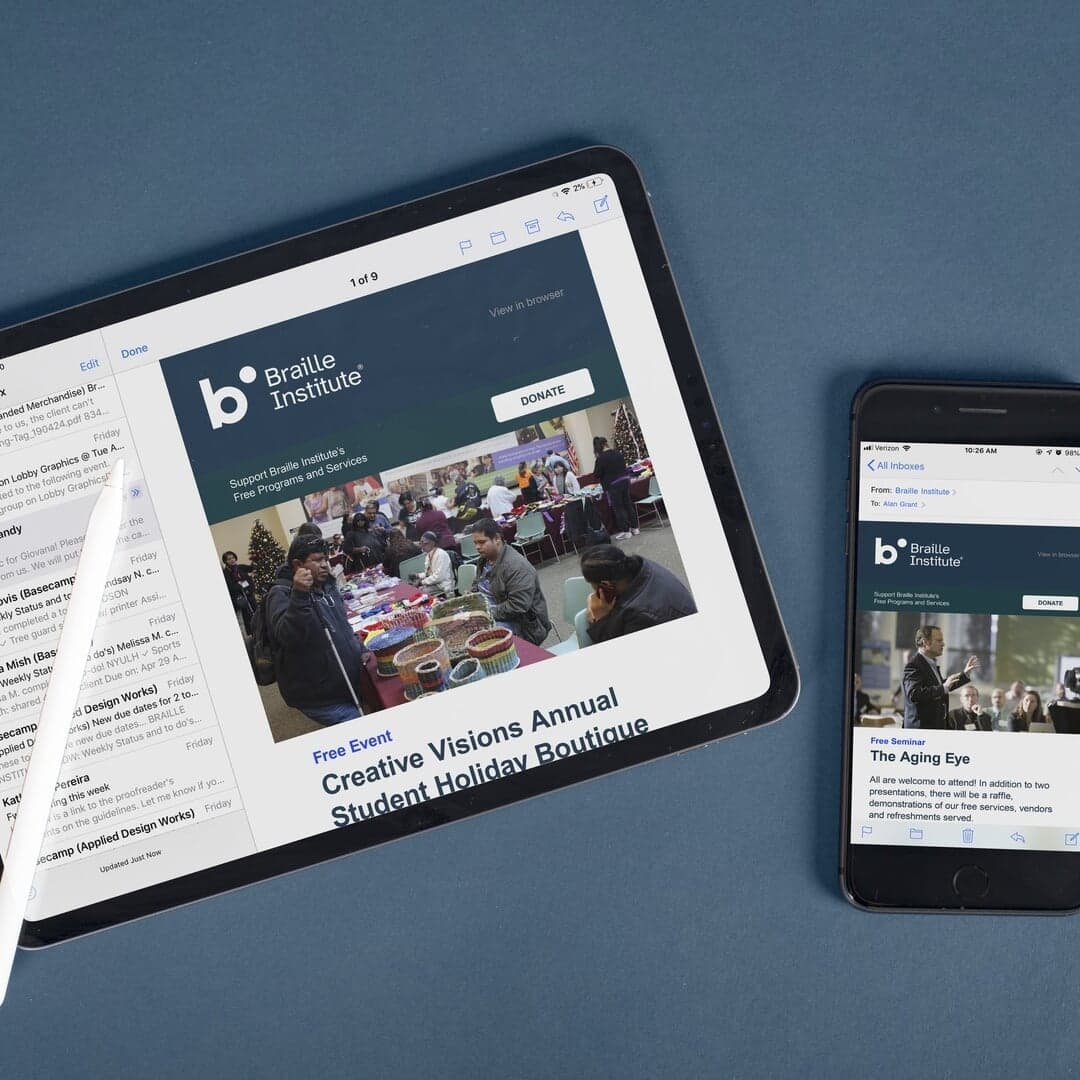 Brand Identity And Typeface Design For Braille Institute Of America