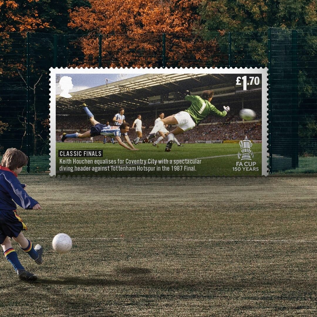 Commemorative Stamp Design For The Fa Cup 150th Anniversary