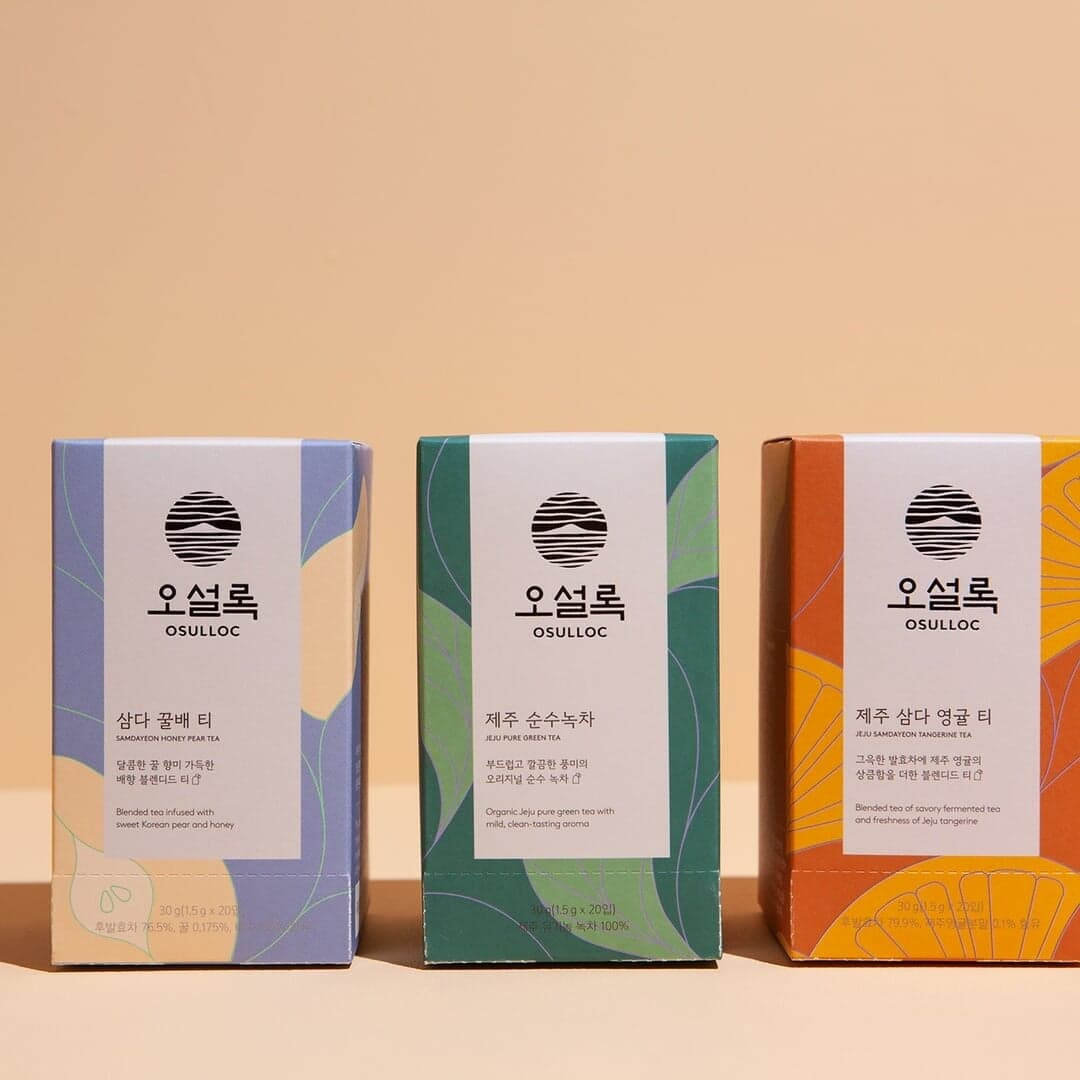 Package Design Renewal For Osulloc Blended Tea Line