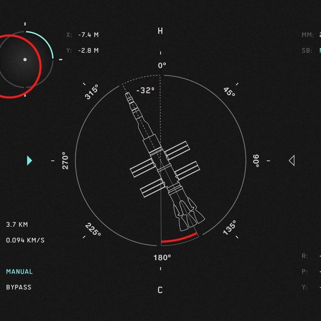 Screen Graphics For Ad Astra Film