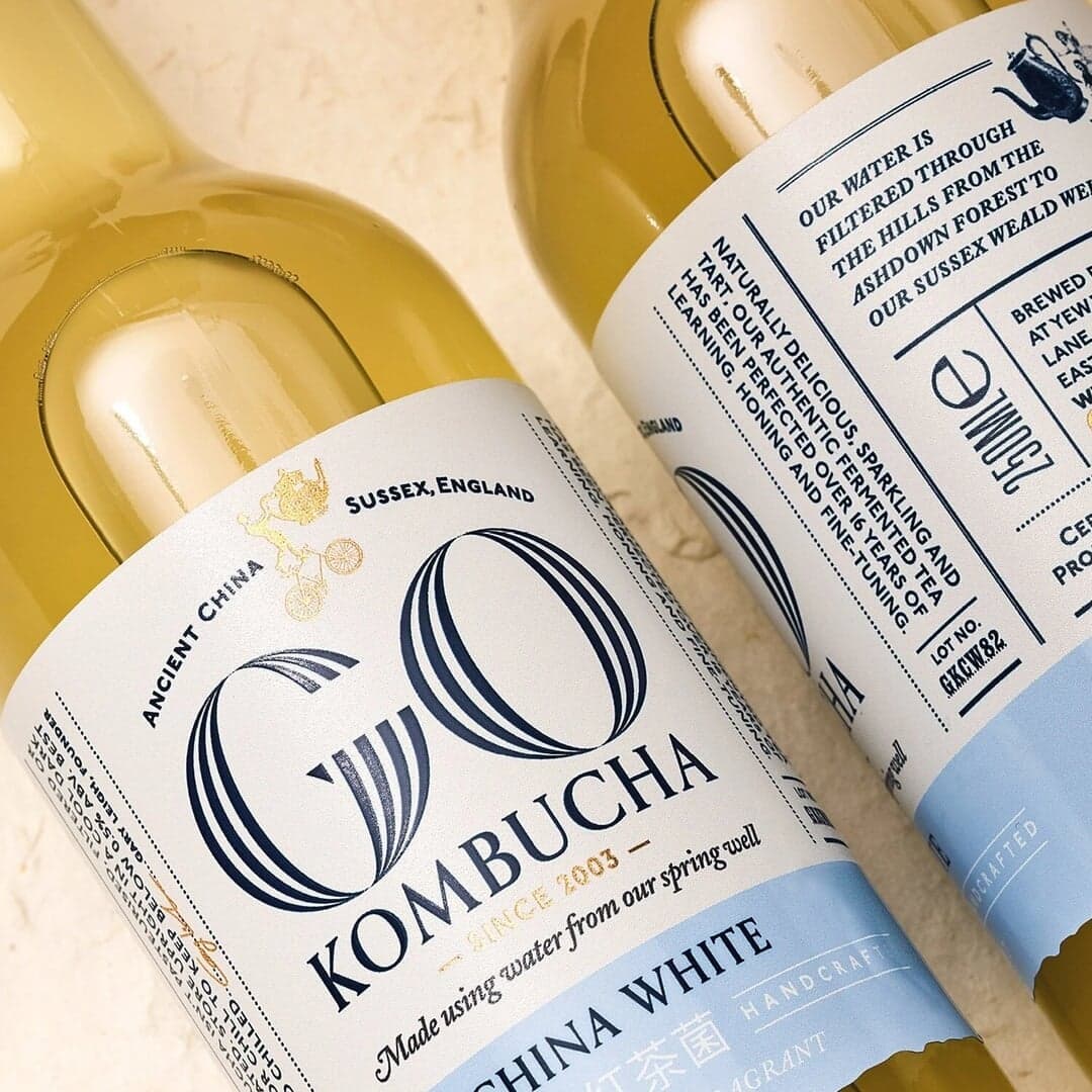 Rebrand And Packaging For Go Kombucha Soft Drinks