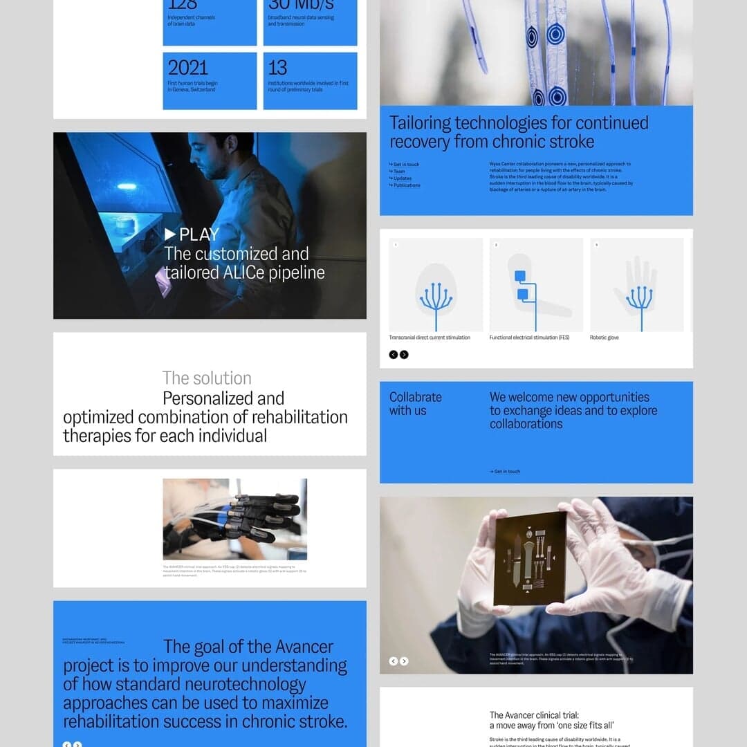 Brand And Website Redesign For Wyss Center