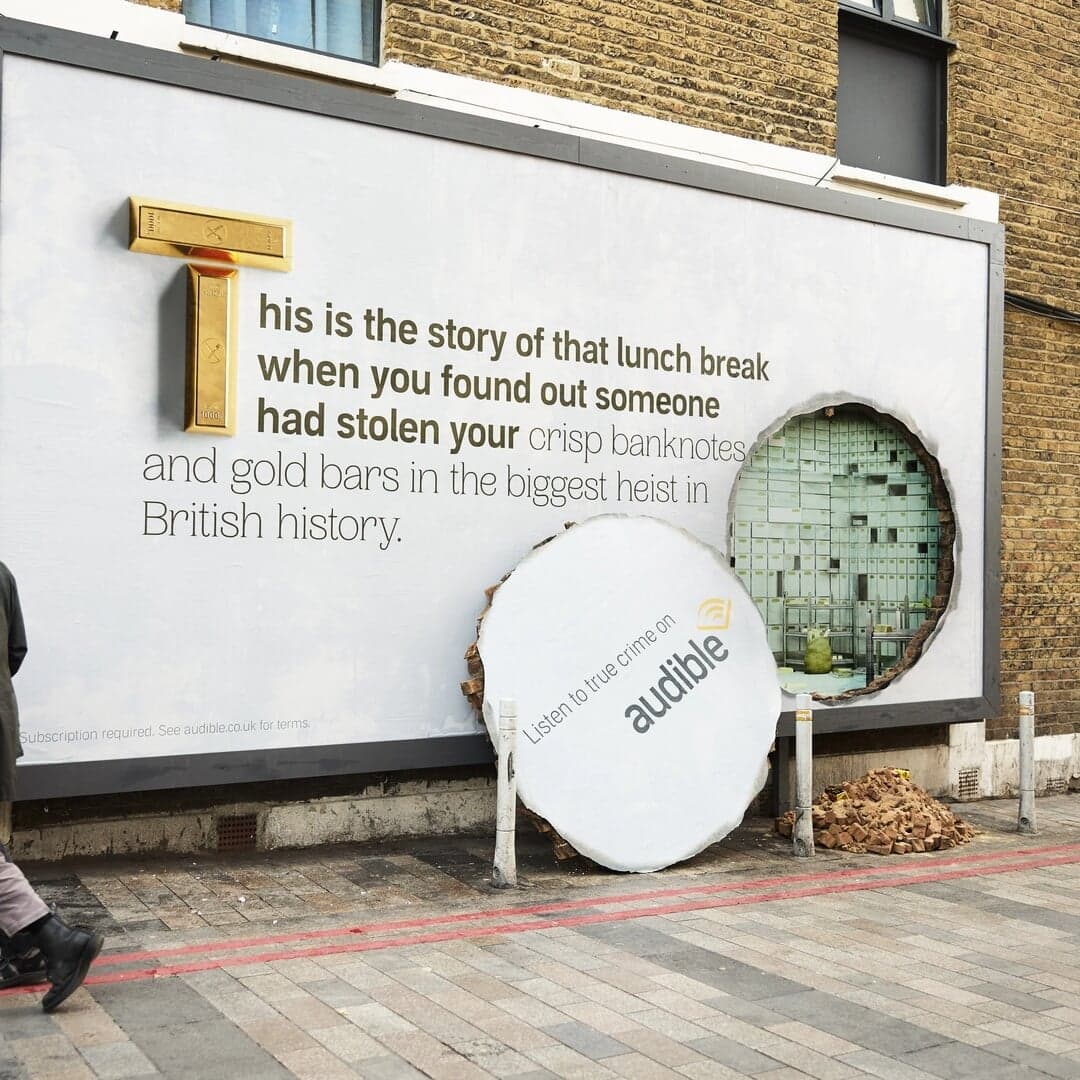 Advertising Campaign For Audible The Greatest Storyteller