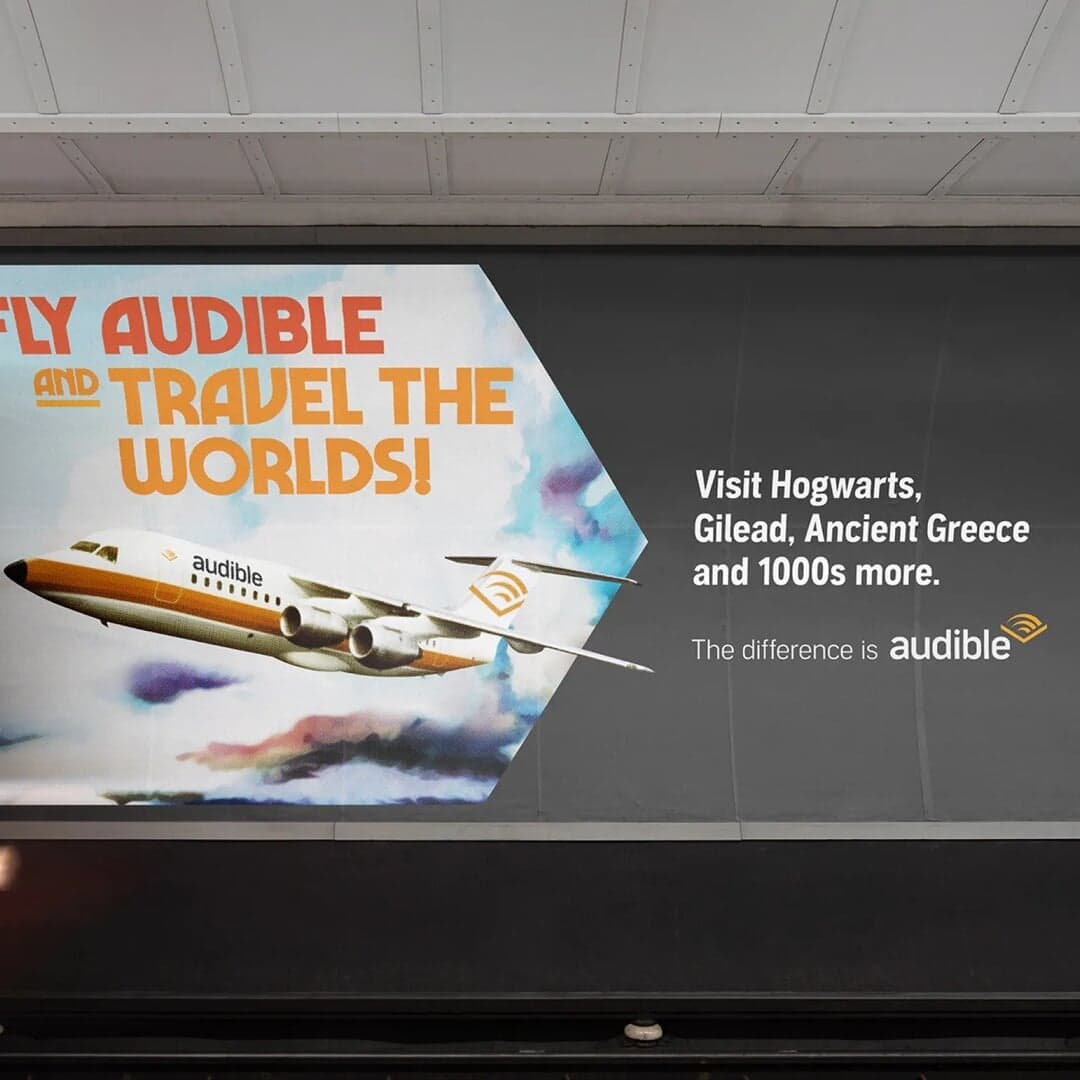 Advertising Campaign For Audible Fly