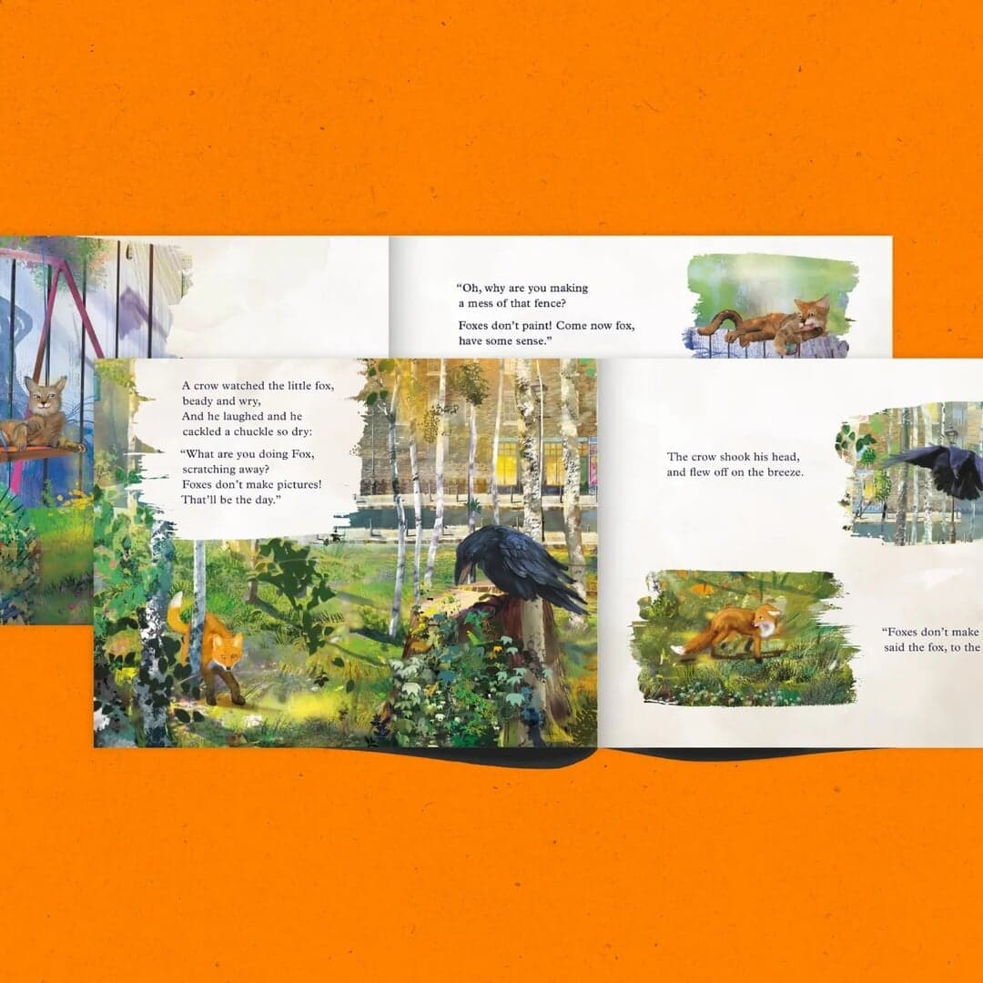 Visual Identity And Creative Concept For Foxes Don't Paint Children's Book