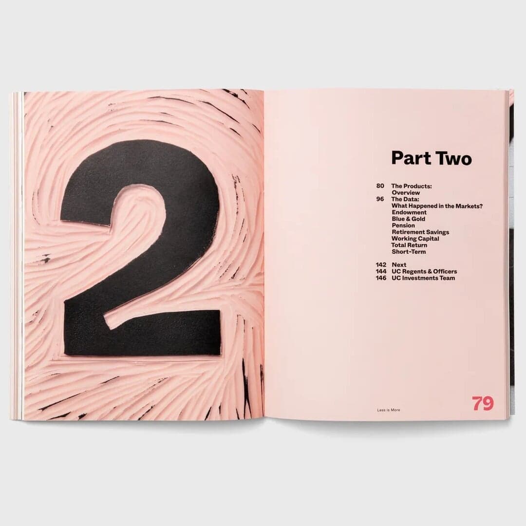Editorial Design For Uc Investments Annual Report 2023