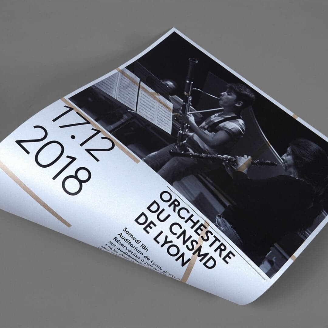 Seasonal Visual Identity For Conservatoire Musique Et Danse De Lyon