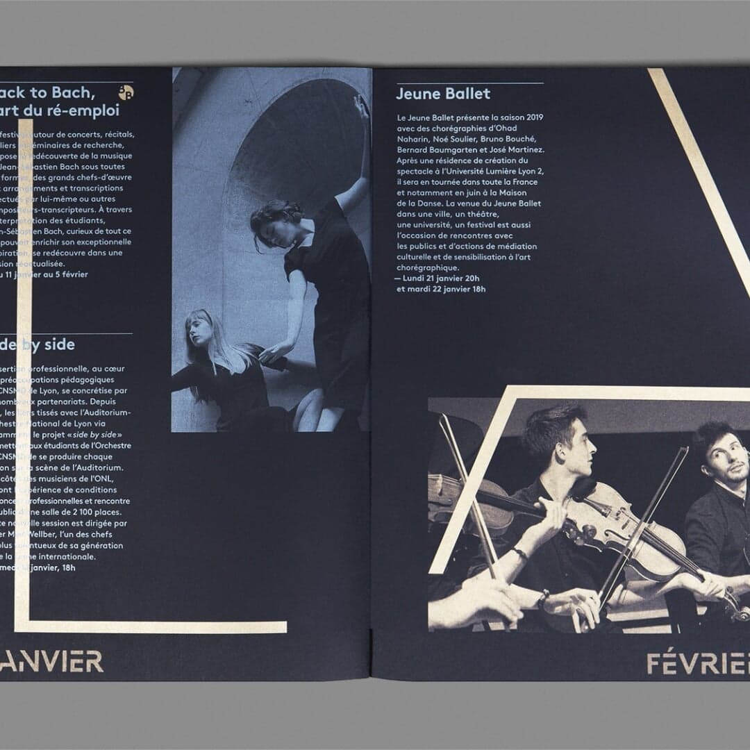 Seasonal Visual Identity For Conservatoire Musique Et Danse De Lyon