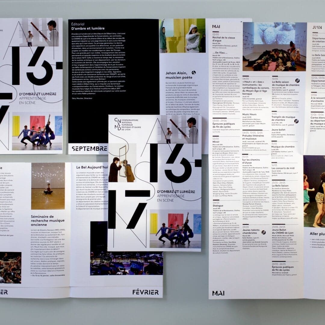 Visual Identity For The Conservatoire Musique Et Danse De Lyon