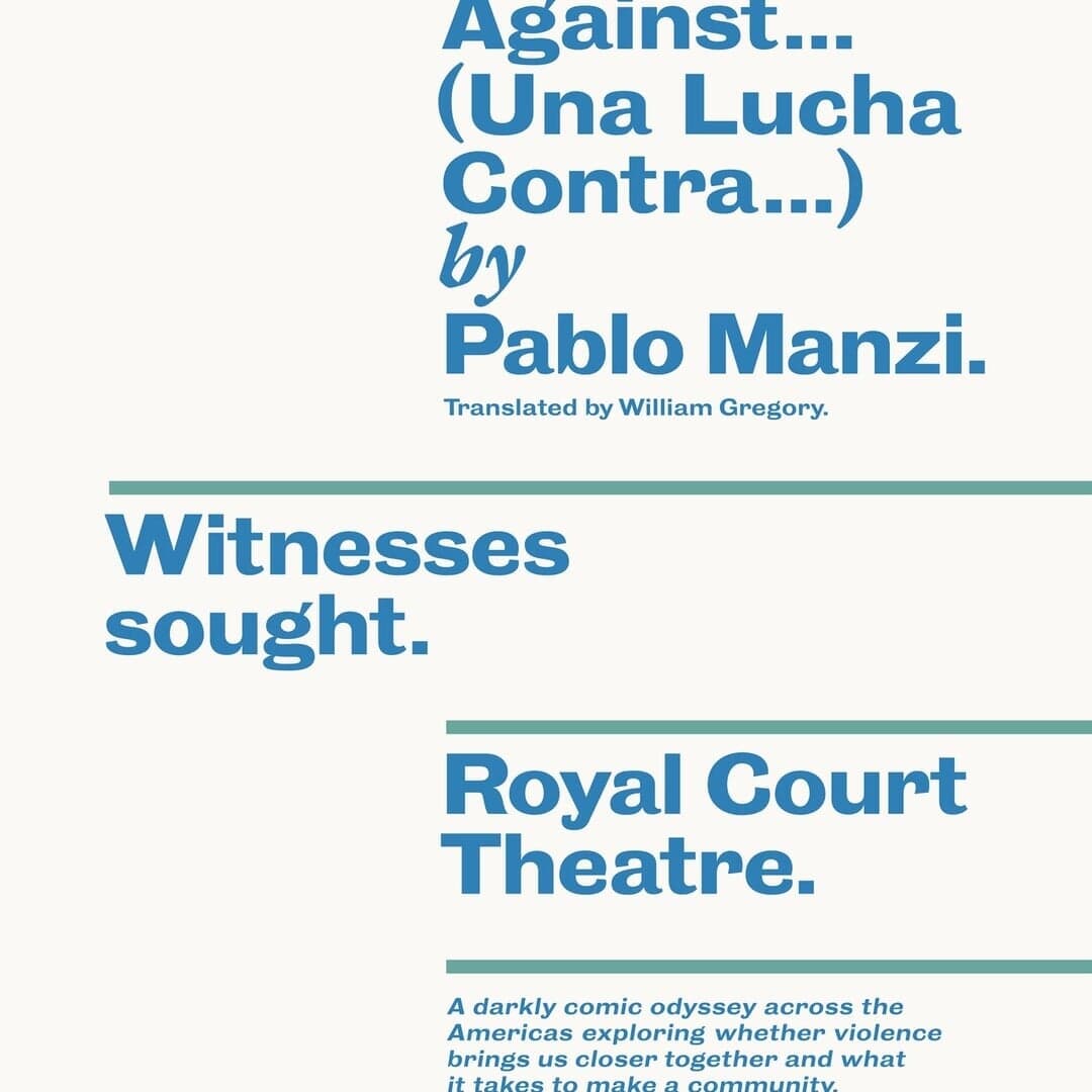 Poster Campaign For Royal Court Theatre