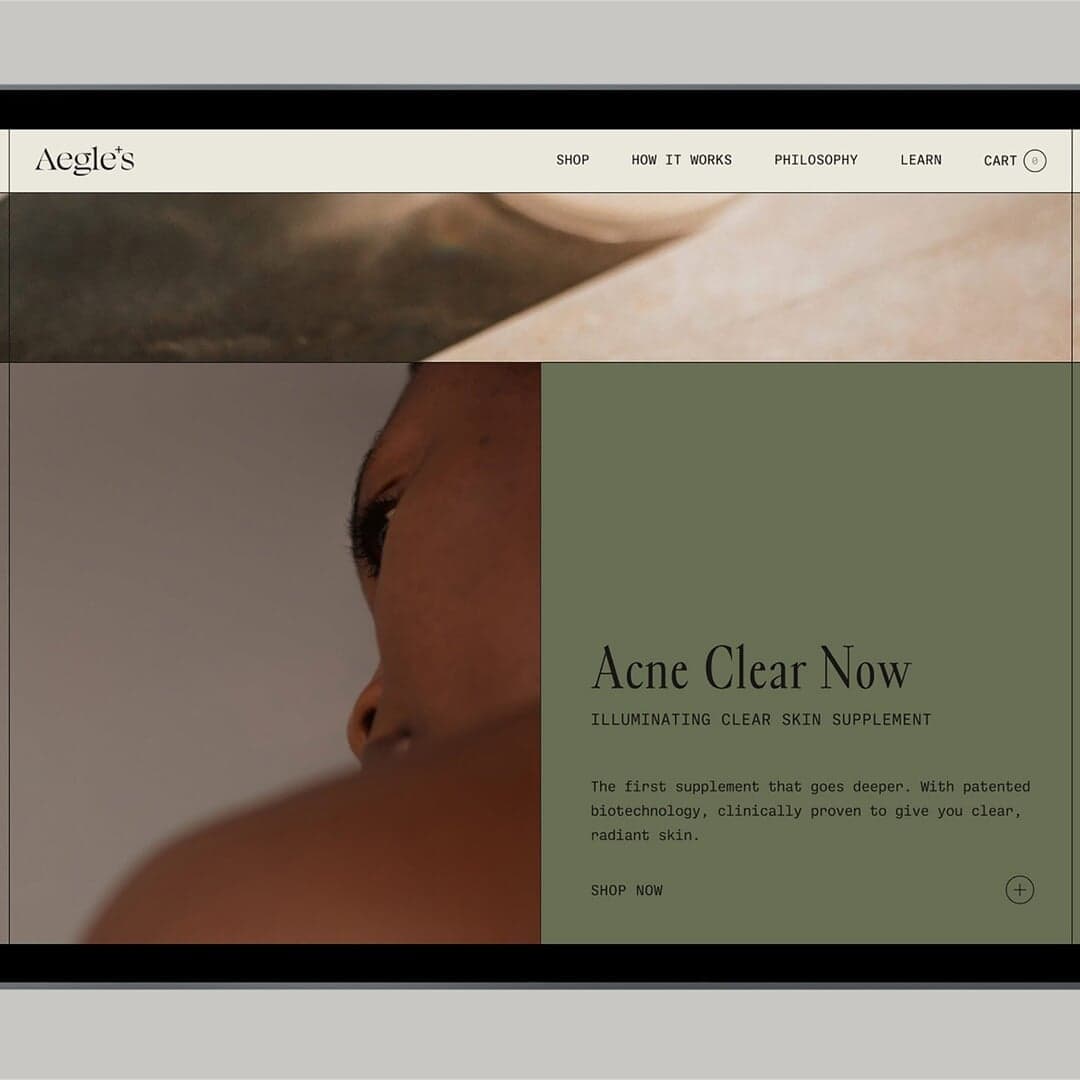 Packaging And Visual Identity For Aegle's Skincare