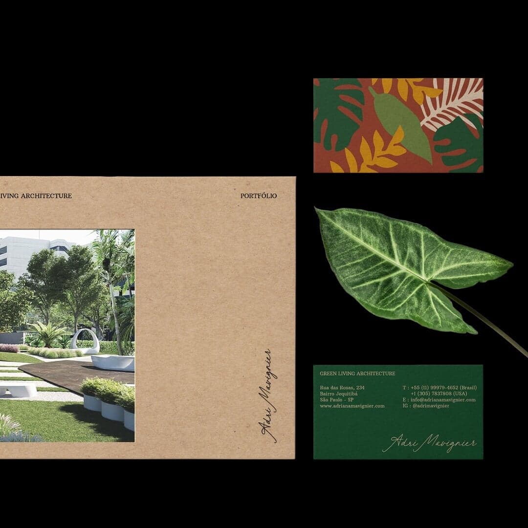 Visual Identity For Green Living Architecture