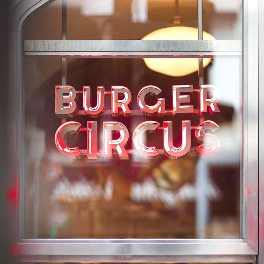 Interior And Branding Design For Burger Circus Diner