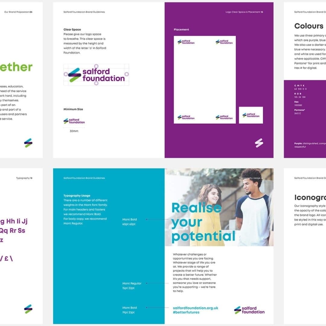 Brand And Website Design For Salford Foundation