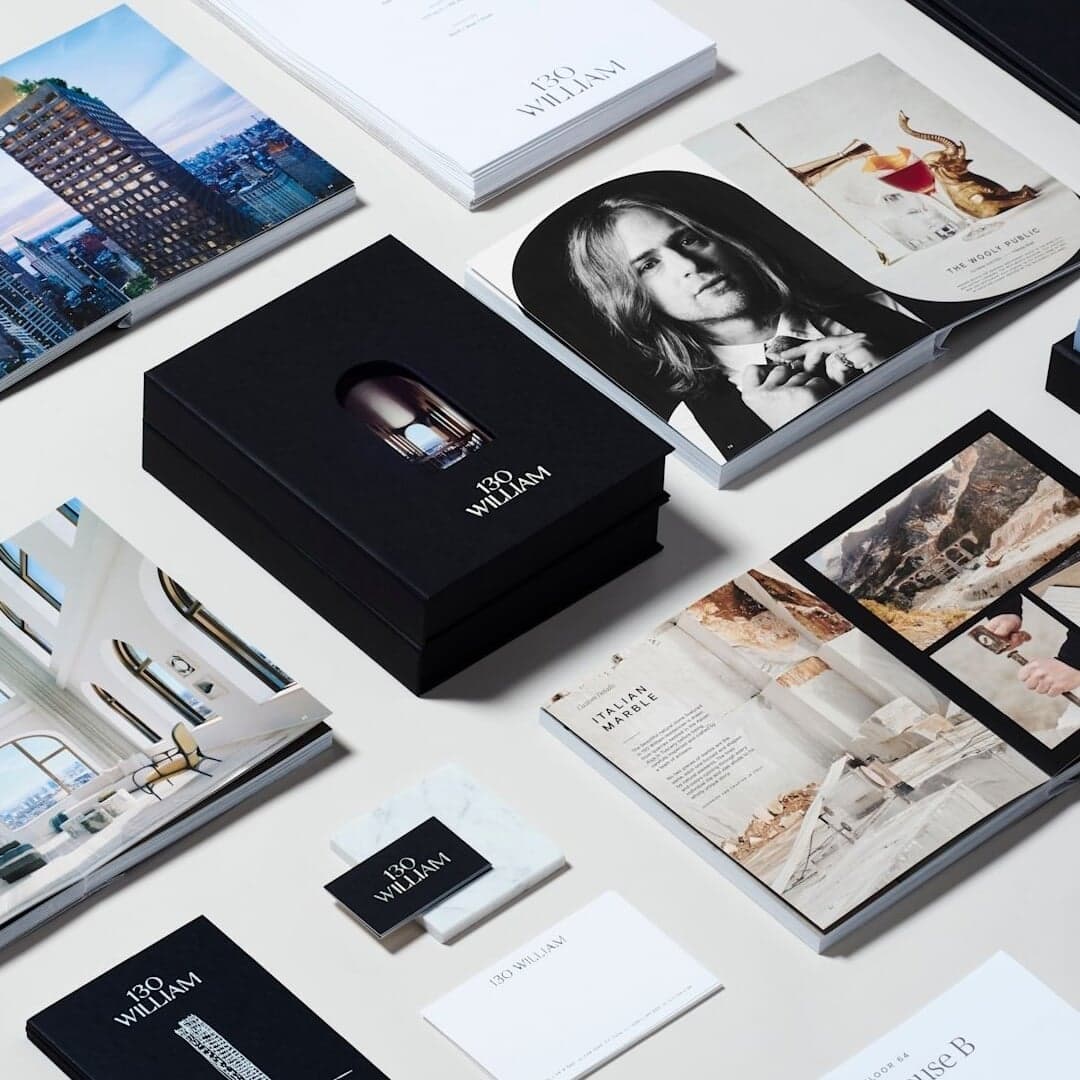 Brand Identity For 130 William Residential Tower