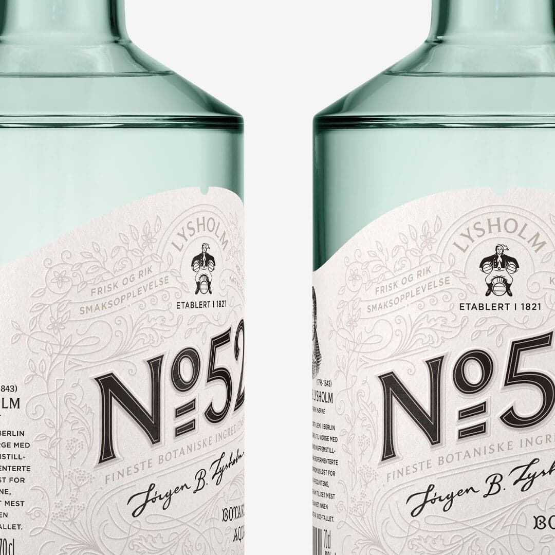 Packaging And Identity For Lysholm No 52 Aquavit