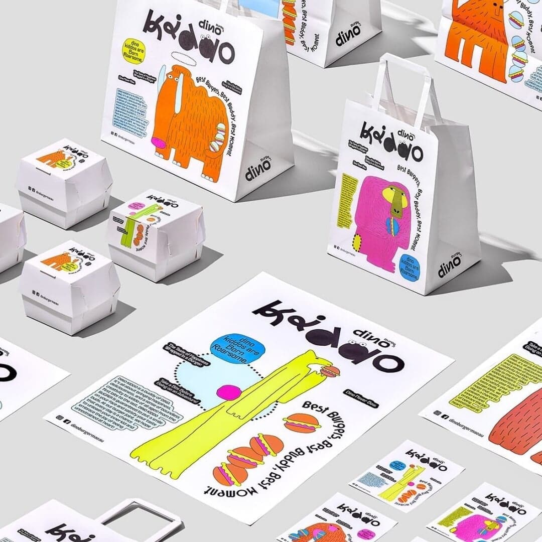 Brand Identity For Dino Kiddo Children’s Clothing