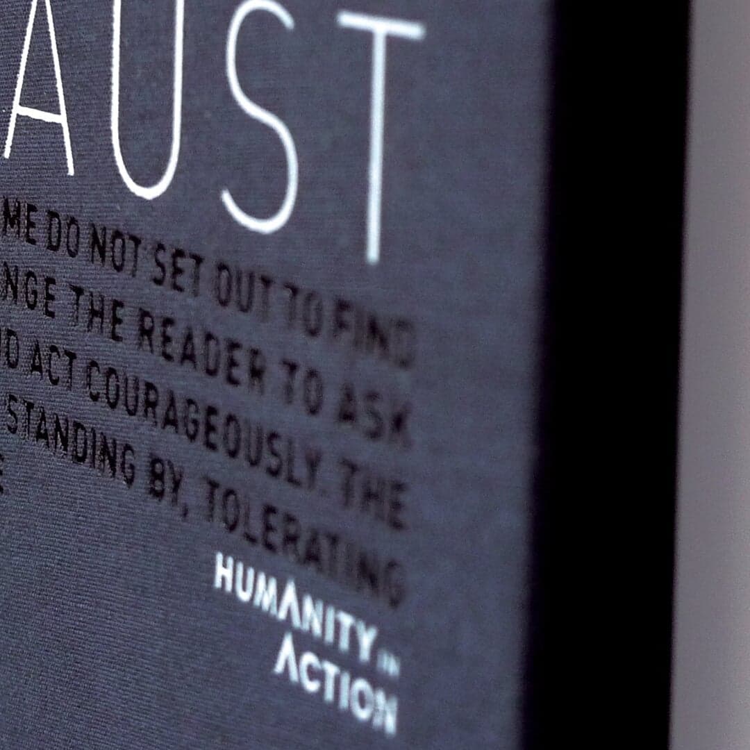 Exhibition Identity For Humanity In Action