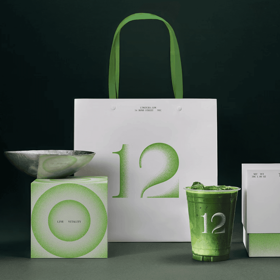 Brand Identity And Packaging For 12 Matcha