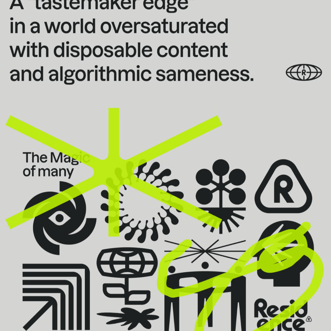 Brand Identity For Residence Creative Network