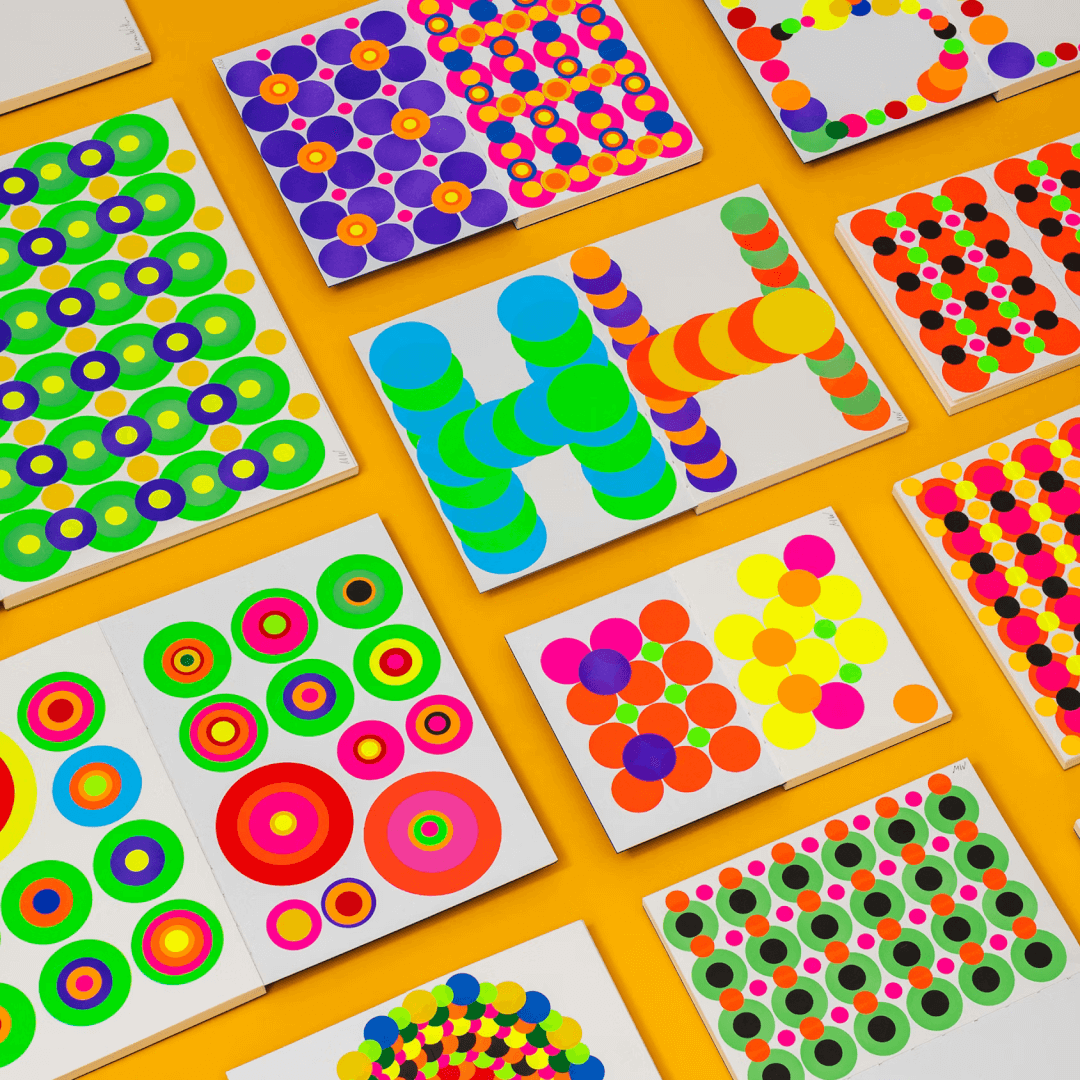 Exhibition Design For Pith Sketching With Stickers