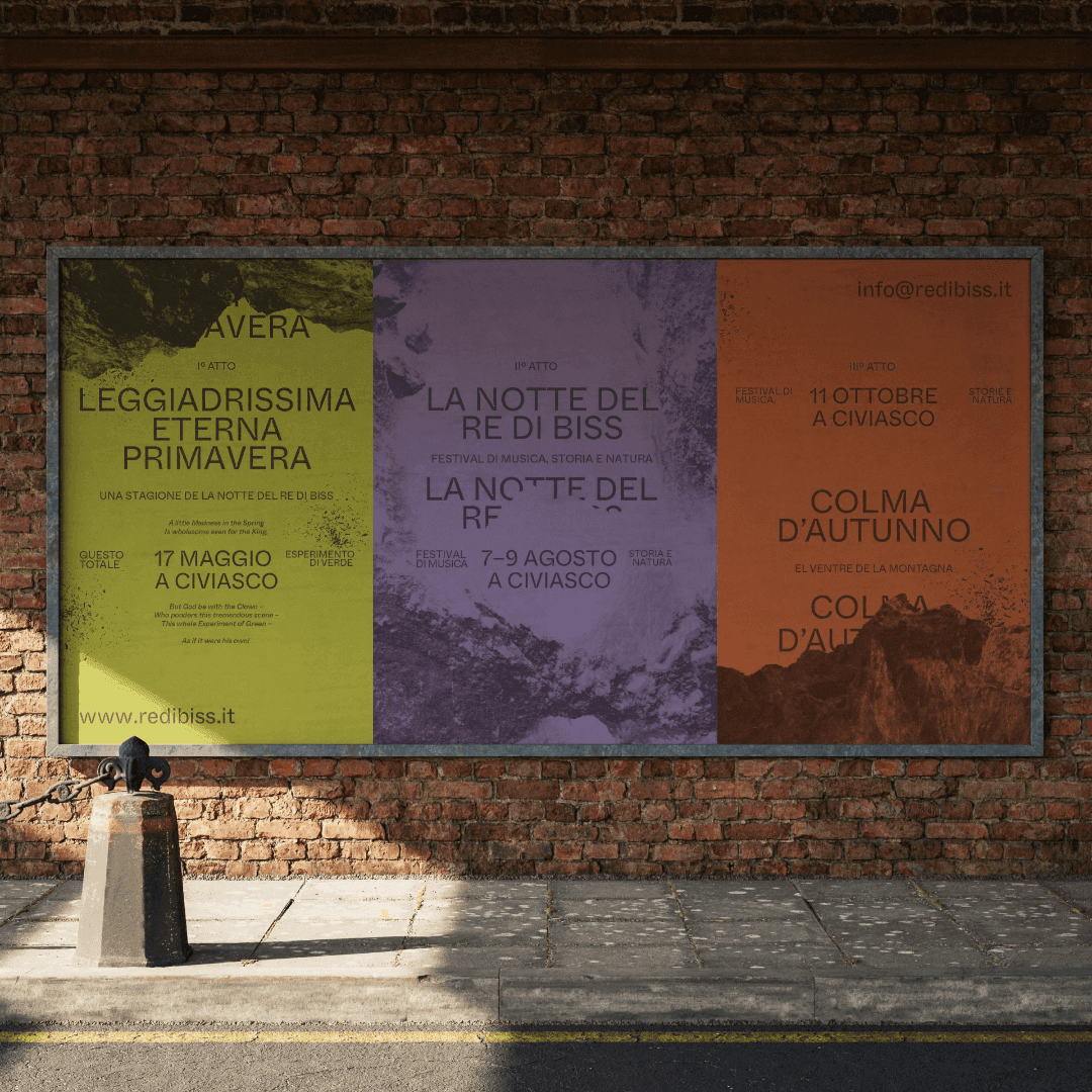 Visual Identity For La Notte Del Re Di Biss Festival